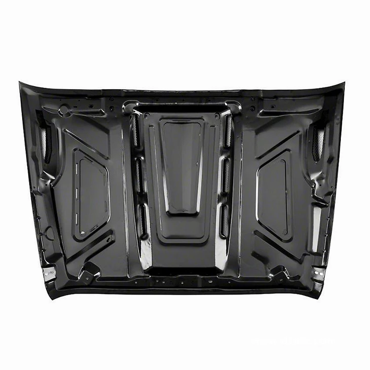 JP16 ODM Black Car Steel Avenger Engine Hood for  Wrangler JK 2007-2017