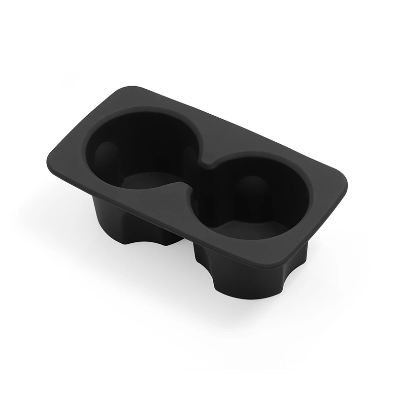 Center Control Cup Holder Slot for Maverick 2021-2024 Silicone Rubber Back Drain Sleeve Cup