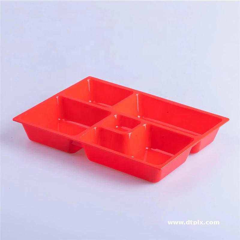 Bento Box 5 Compartment Japanese Food Container Bento Sushi Box Lunch Thermal Insulated Bento Box with Lid