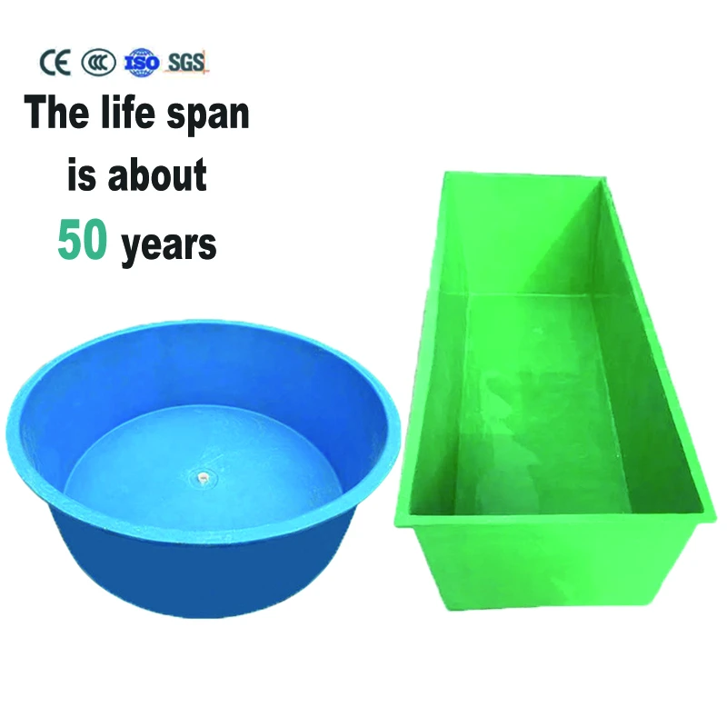 Round Fiberglass Tank for Aquaculture for Farms and Aquariums
