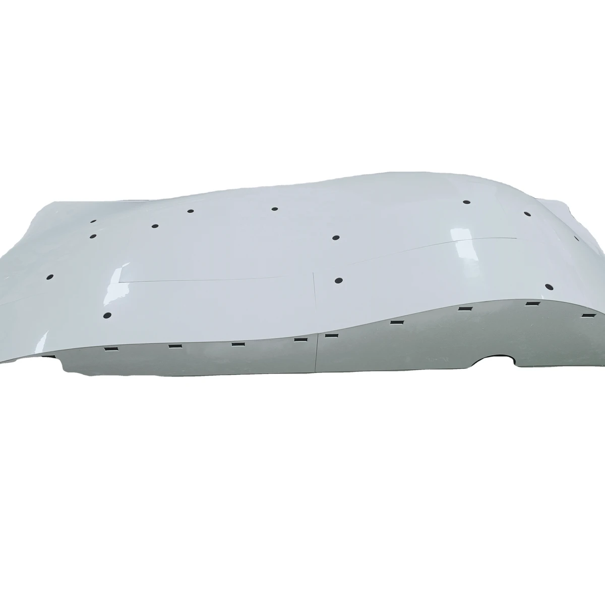 Custom Engineered High-Gloss Plastic Vacuum Formed Panel for Aerospace and Industrial Equipment Housings