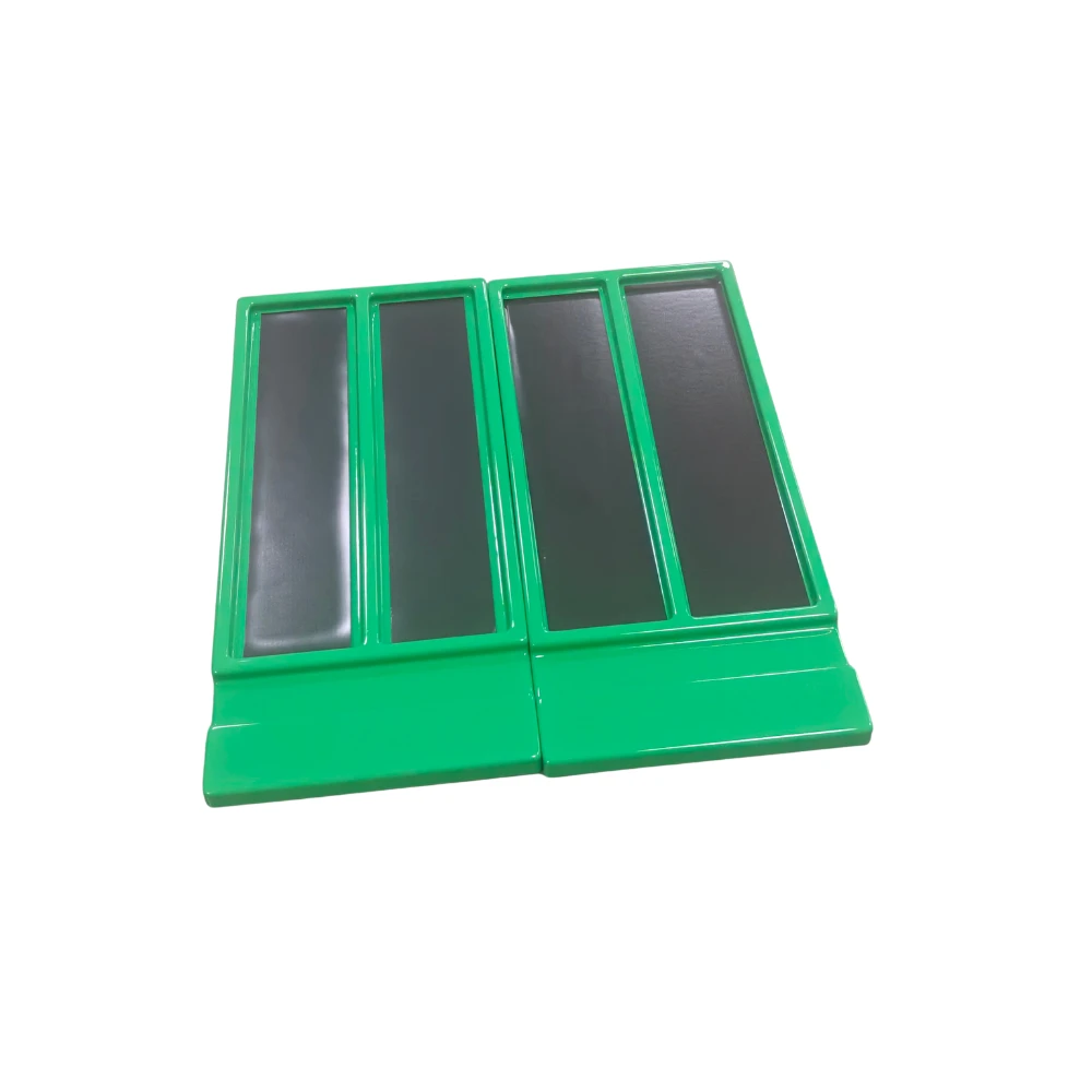 Custom Engineered Multi Slot Plastic Vacuum Formed Panel for Industrial Instrument and Equipment Interface