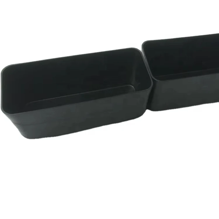 Custom Black Plastic Vacuum Formed Component for Multi Compartment Industrial Storage Box with Modular Design