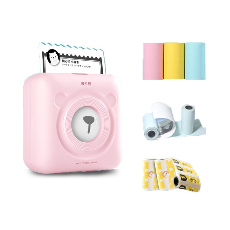 Peripage A6 Portable Photo Printer 58mm Mini Wireless POS Thermal Picture Printer for Android IOS Mobile Phone