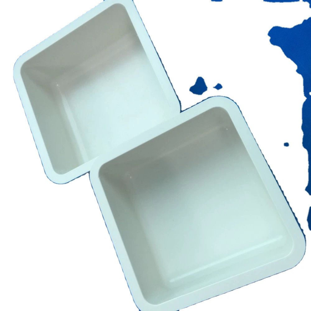 Custom Vacuum Forming White Black Plastic Box for Pet Dead Body Coffin Box Casket Cremation Box With Lid