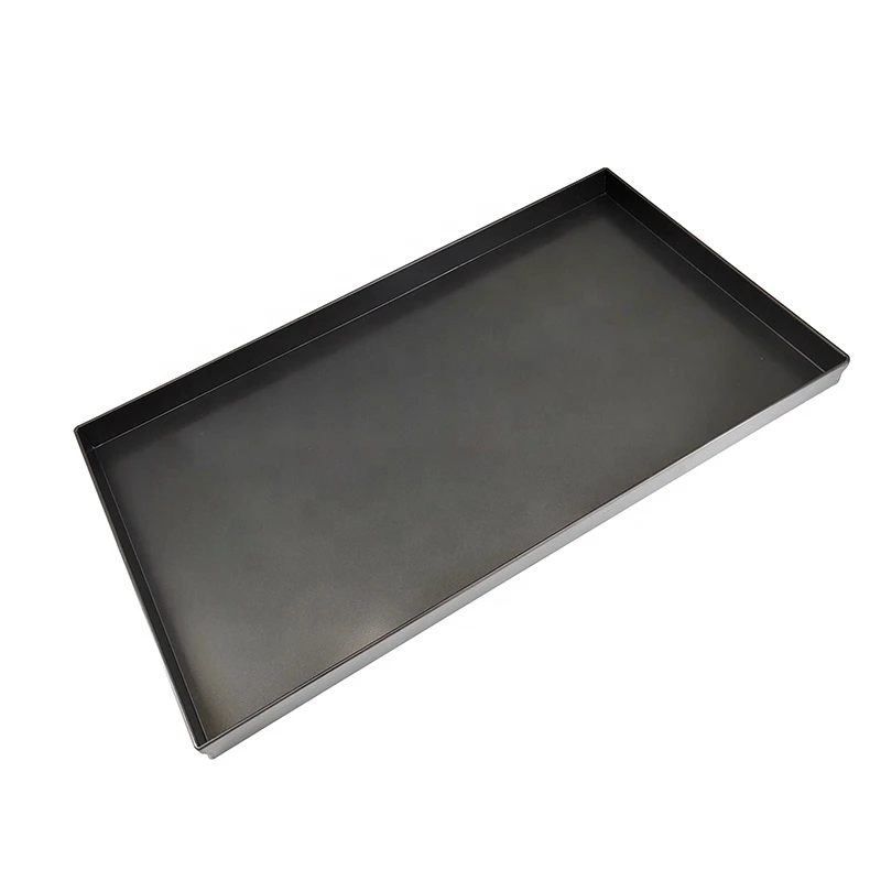 Factory Custom Made Aluminum Aluminized Steel Non Stick Flat Muffin Lid Baking Cover for Bread Cake Baking Tray Bakery Oven Tray