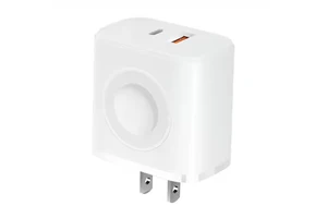 새로운 디자인 23W 고속 PD 충전기 1 Type-C 1 USB 포트 OCP 무선 충전기 가정 및 사무실용 호환 QC2.0 QC3.0