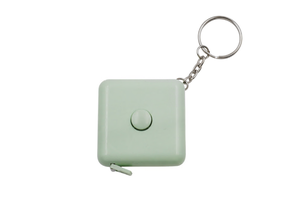 뉴먼 B2068 프로모션 포켓 바느질 가죽 로고 디자인 된 1.5m 2m 패브릭 ABS 미니 선물 카라비너 줄자